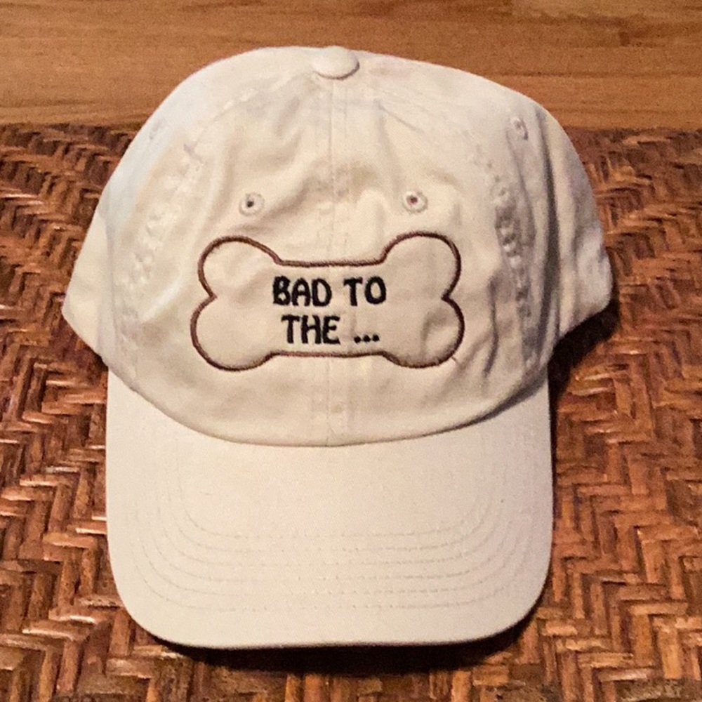 Bad to the bone baseball hat.